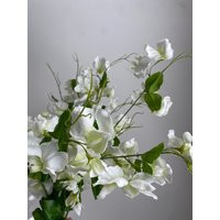 Faux Sweet Pea Stem - Artificial Flower Spray/Wedding Diy Floral Home Decoration Gifts White | Etsy (US)