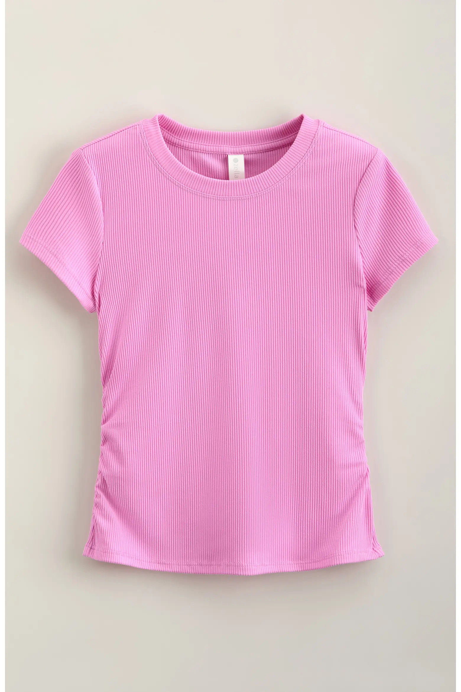 Zella Girl Kids' Game On Side Shirred T-Shirt | Nordstrom | Nordstrom