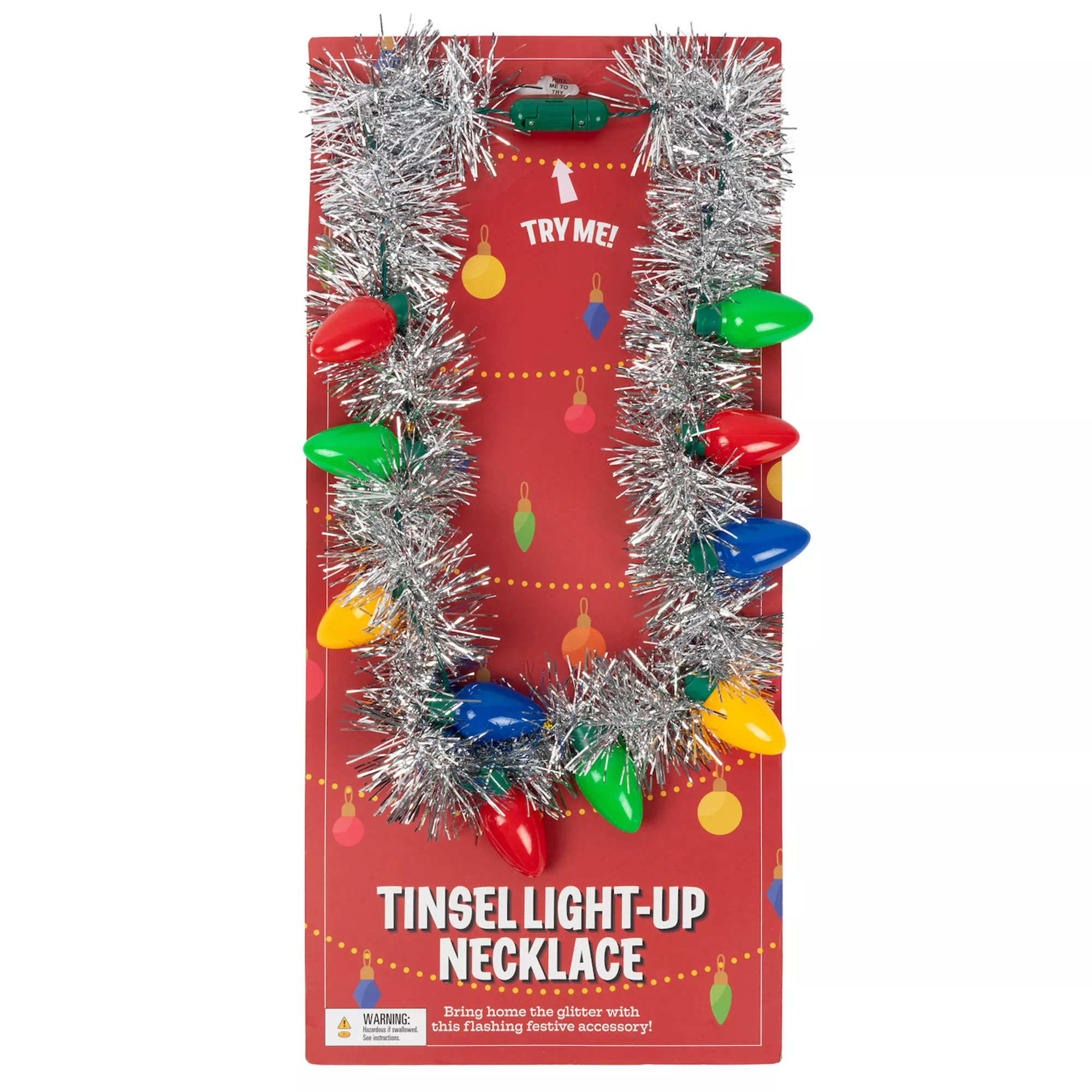 Professor Puzzle USA Tinsel Light-Up Necklace | Kohl's