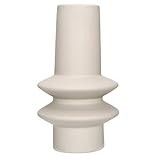 Bloomingville Modern Sculptural Stoneware Vase with Latex Glaze, Taupe | Amazon (US)