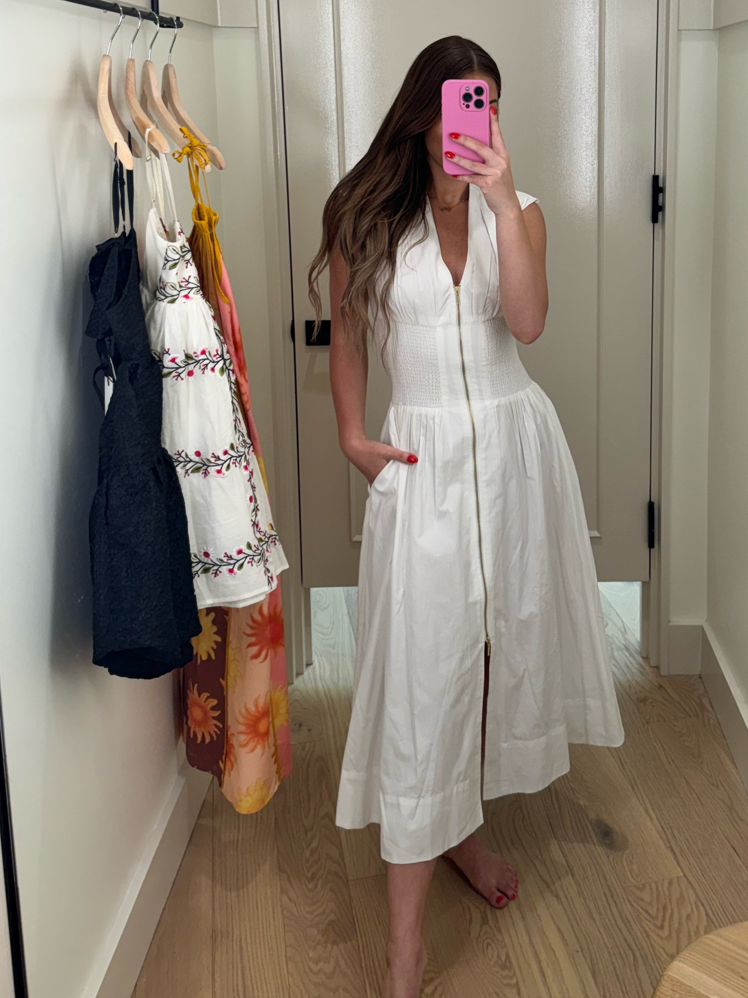 Cutest little dress that can go from work to happy hour to date night! So comfy and flattering!
White dress 
Workwear 
Work outfits
Summer dress


#LTKSeasonal #LTKworkwear #LTKstyletip