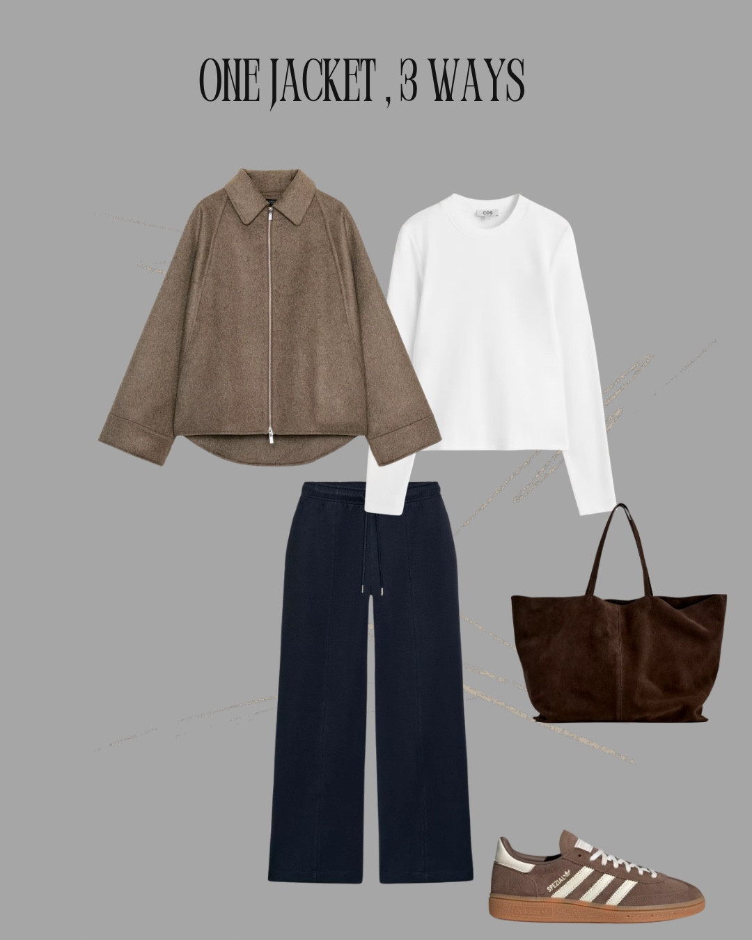 3 Ways to Wear this beaut jacket I shared last week! 

Neutral outfits, spring jacket, wide leg trousers, suede bag, barrel jeans, straight leg jeans, simple fits, fashion over 40, style over 40c, spring fashion 

#LTKspring #LTKwinter #LTKuk