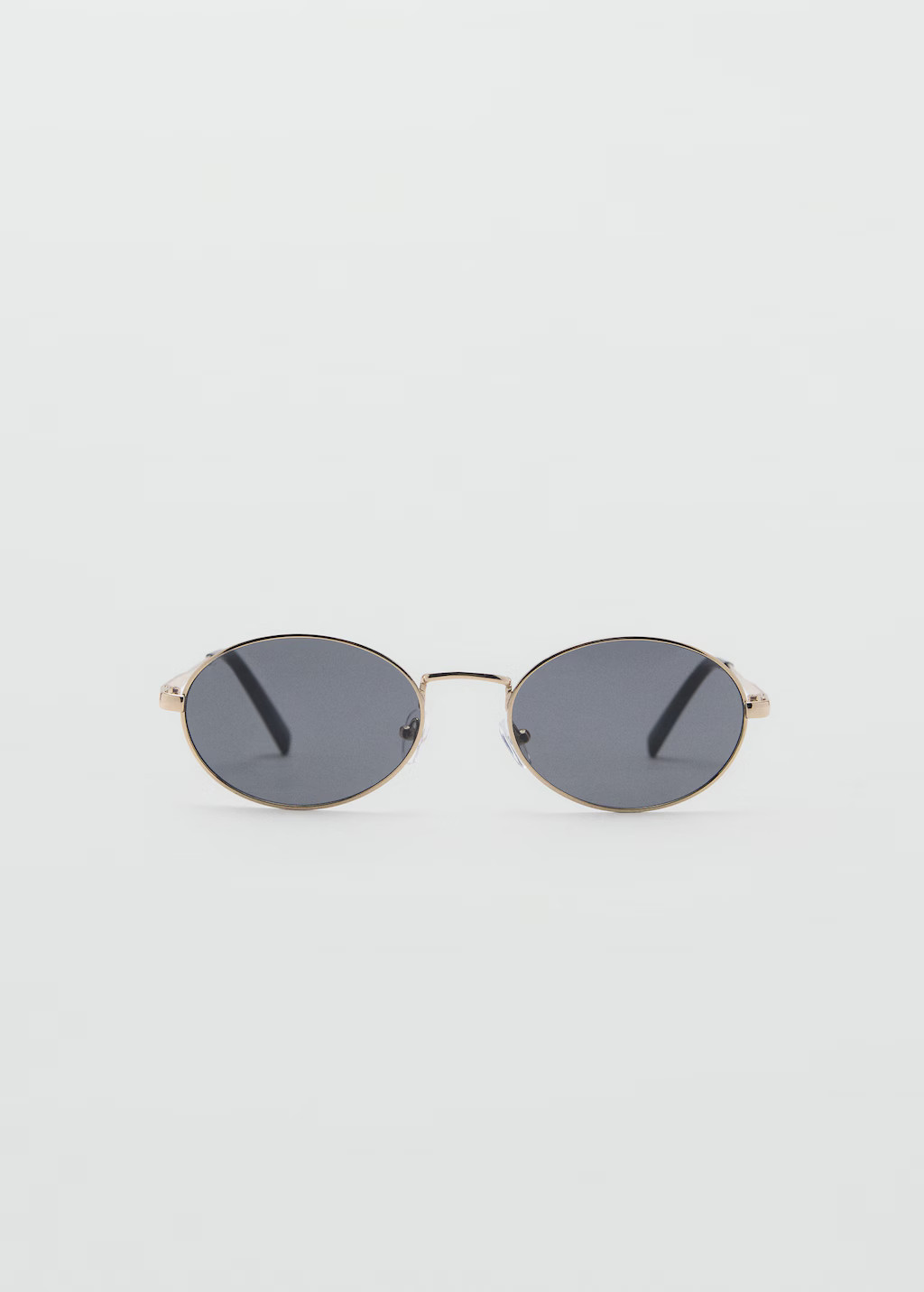 Round metal-rimmed sunglasses - Women | MANGO United Kingdom | MANGO (UK)