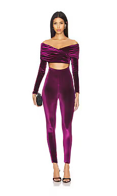 Maygel Coronel X Revolve Bagolo Catsuit in Plum from Revolve.com | Revolve Clothing (Global)