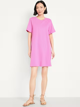 Vintage Crew-Neck Mini T-Shirt Dress | Old Navy (US)