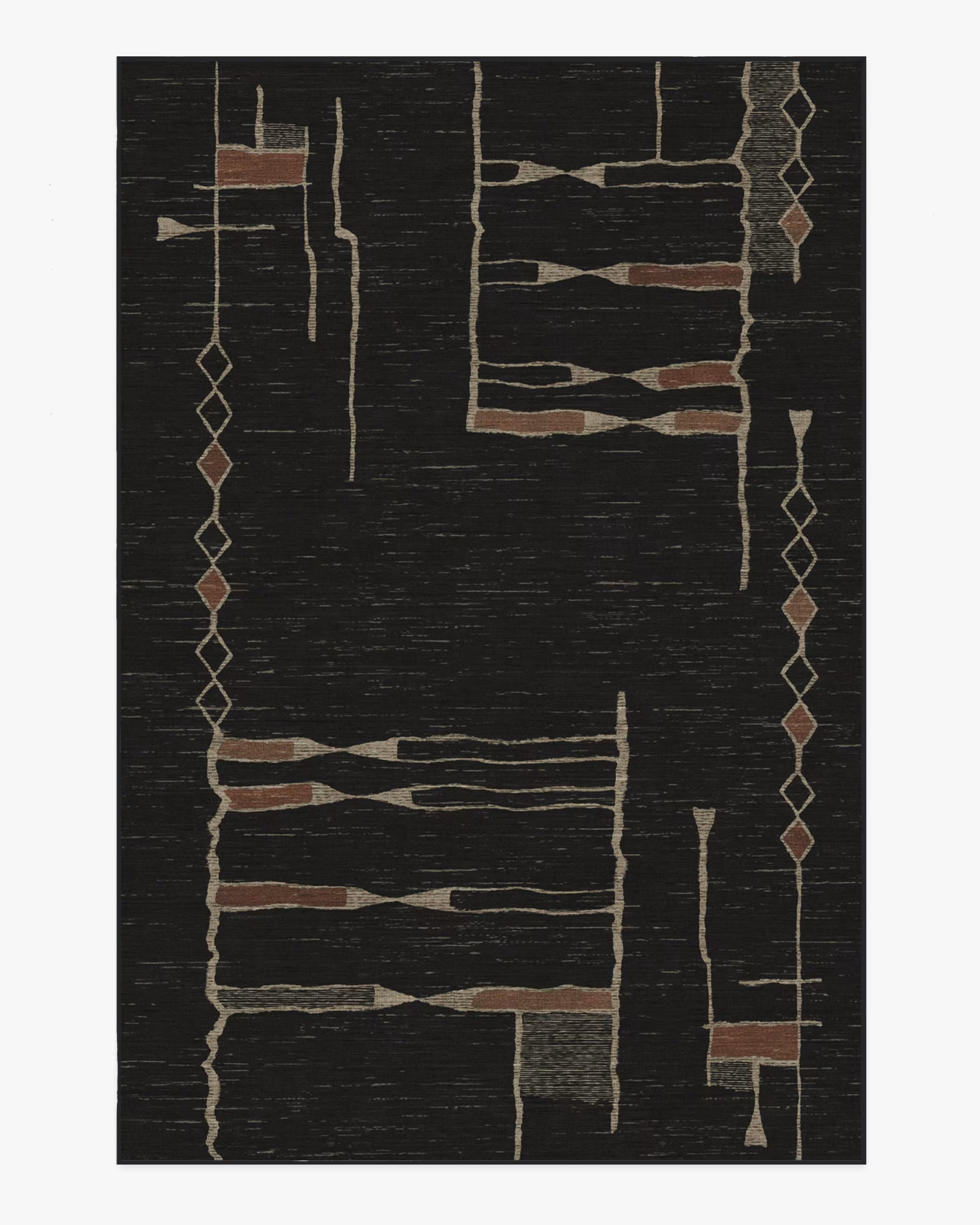 Architectural Digest Nisa Ink Black Rug | Ruggable
