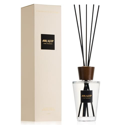 Airkeep Reed Diffuser for Home, Lavender Eucalyptus 5.1 fl oz (150 ml), Long Lasting Home Fragrance with Reed Diffuser Sticks, Decorative Room Diffuser for Bathroom, Bedroom, Living Room & Office | Amazon (US)