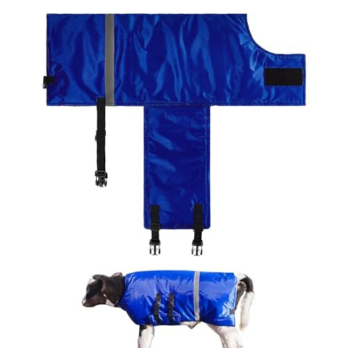 Calf Blanket - Keep Your Calves Warm and Protected with This Cozy Calf Saver Coat - Windproof and Thickened for Ultimate Belly Protection - Ideal for Cows and Goats - 1PCS | Amazon (US)