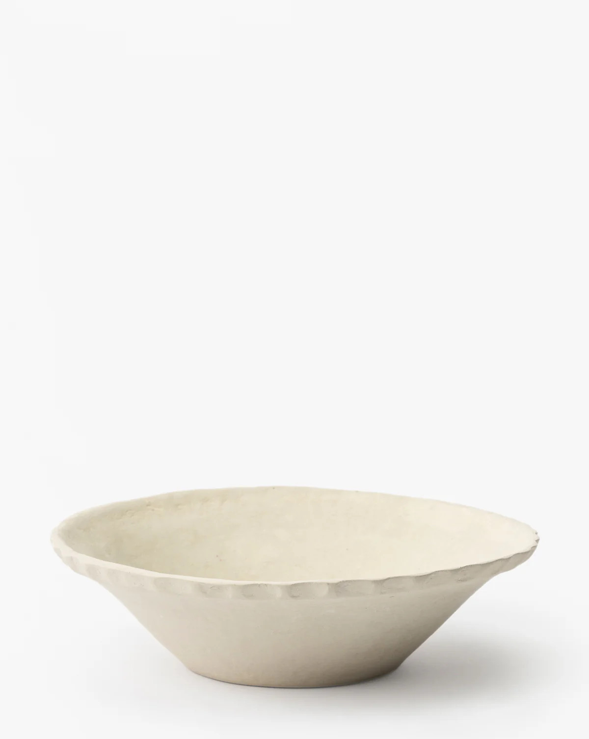 Cream Paper Mache Bowl | McGee & Co. (US)