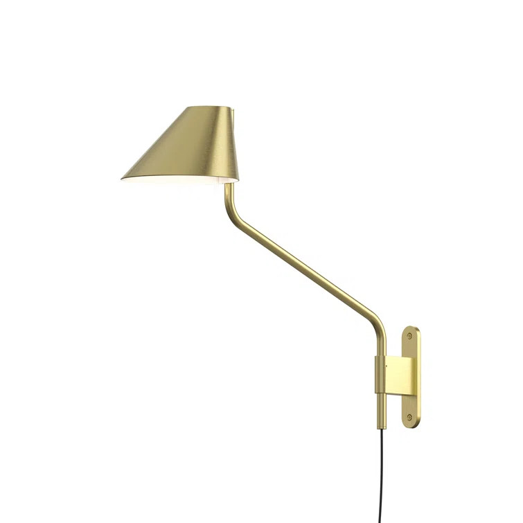 Pitch 20.25" Metal LED Plug-in Swing Arm Sconce | Wayfair North America