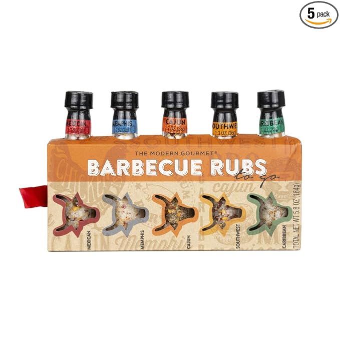Thoughtfully Gourmet, Barbecue Rubs To Go: Grill Edition Gift Set, Includes 5 Unique BBQ Rubs: Ca... | Amazon (US)