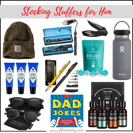 Stocking Stuffers for Him

Gift guide | gifts for him | Amazon finds | Hydroflask | beard oil | Carhartt beanie | lip balm | sunglasses | accessories | tools | Christmas gifts 

#LTKSeasonal #LTKmens #LTKHoliday