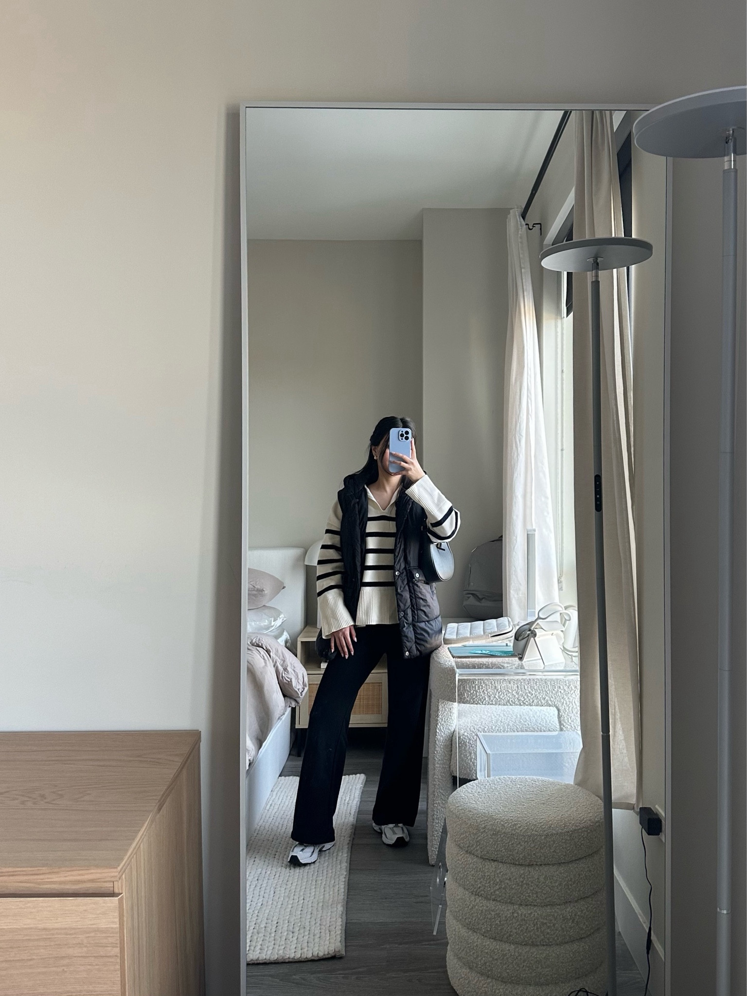 stripe sweater and black vest from zara 

#LTKfindsunder50 #LTKSeasonal #LTKshoecrush