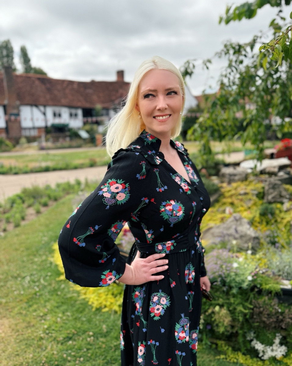 Swipe to see more of the Marie Antoinette black floral midi dress from the Joanie Clothing x Celia Birtwell collaboration! Celebrating Celia Birtwell’s most iconic protection the 1960s and 70s this collection is now in the summer sale! I’ve added my favourite pieces to the product list so happy shopping. 🛍️ 

#LTKuk #LTKsale #LTKeurope