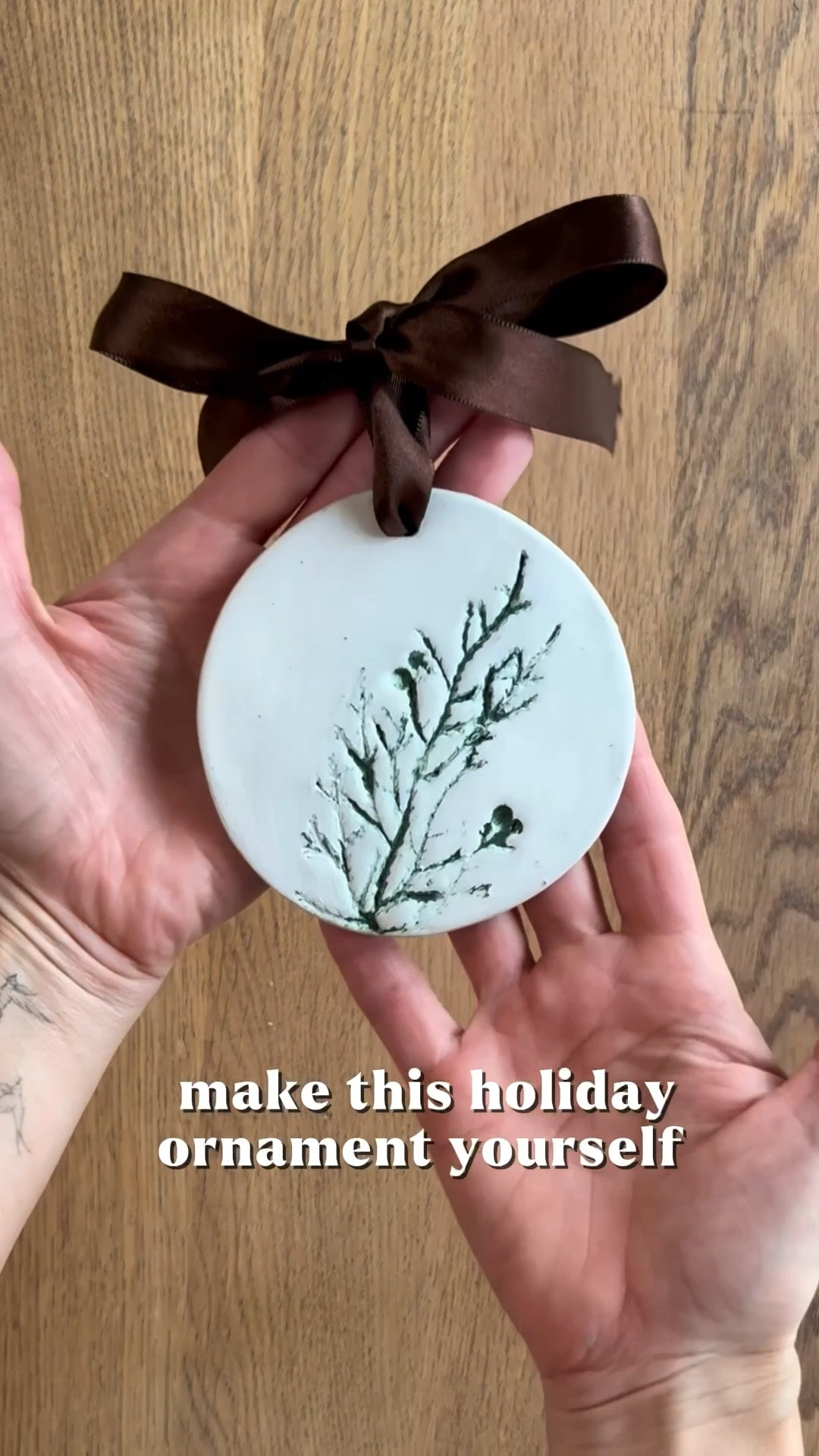 This clay ornament could be a great holiday gift as well! 

#LTKSeasonal #LTKHoliday #LTKHome