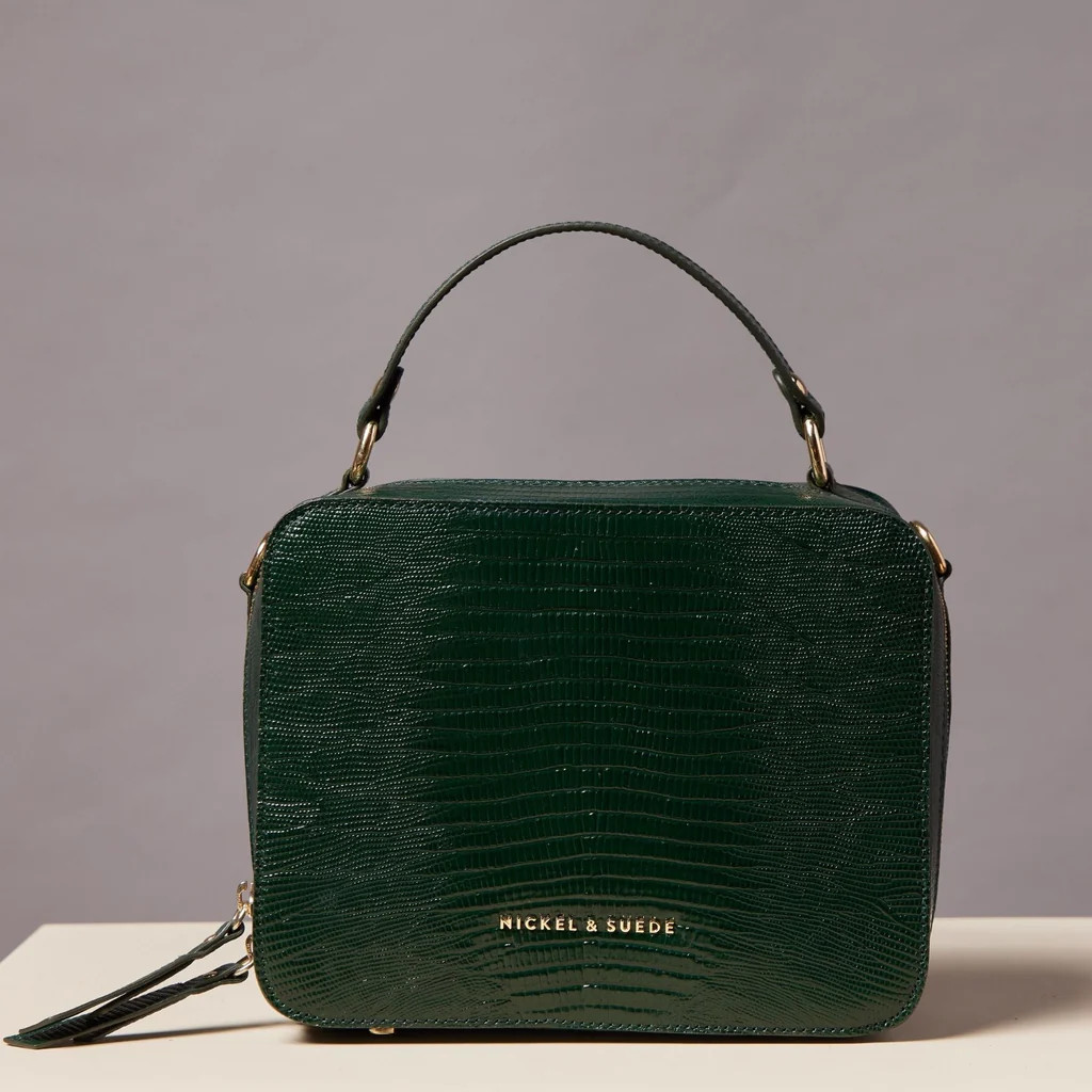 Cassetta Crossbody in Serrano | Nickel and Suede