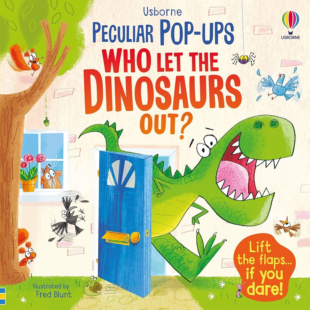 Who Let The Dinosaurs Out?: A Hilarious Pop-Up Book About Dinosaurs in Unexpected Places for Kids... | Amazon (US)