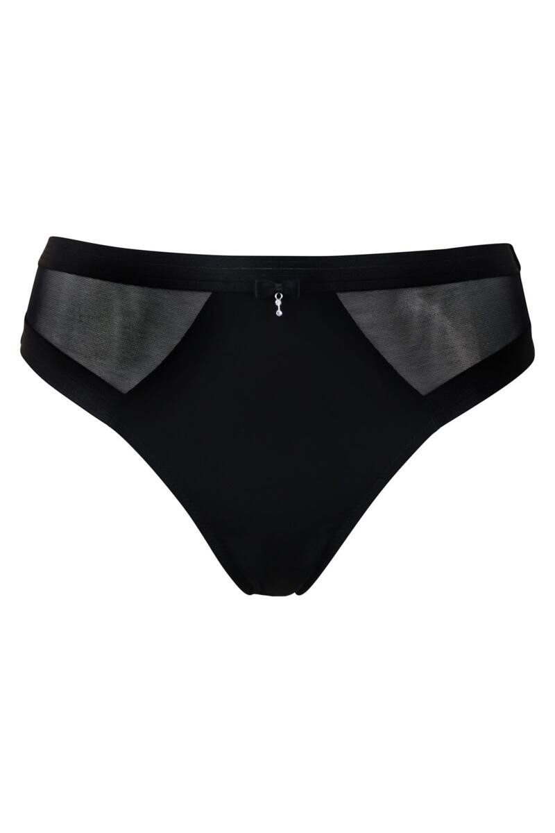 Viva Luxe High Leg Brief - Black | Pour Moi