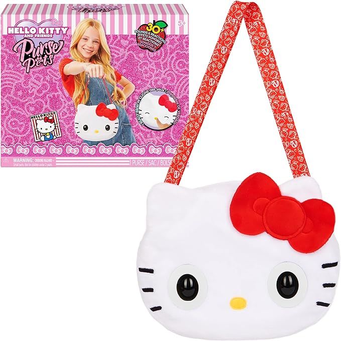Purse Pets, Sanrio Hello Kitty and Friends, Hello Kitty Interactive Pet Toy & Handbag, Over 30 So... | Amazon (US)