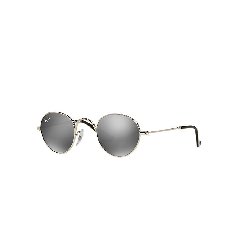 Ray-Ban Junior Round Junior Silver Sunglasses, Gray Lenses - Rj9537s | Ray-Ban (US)
