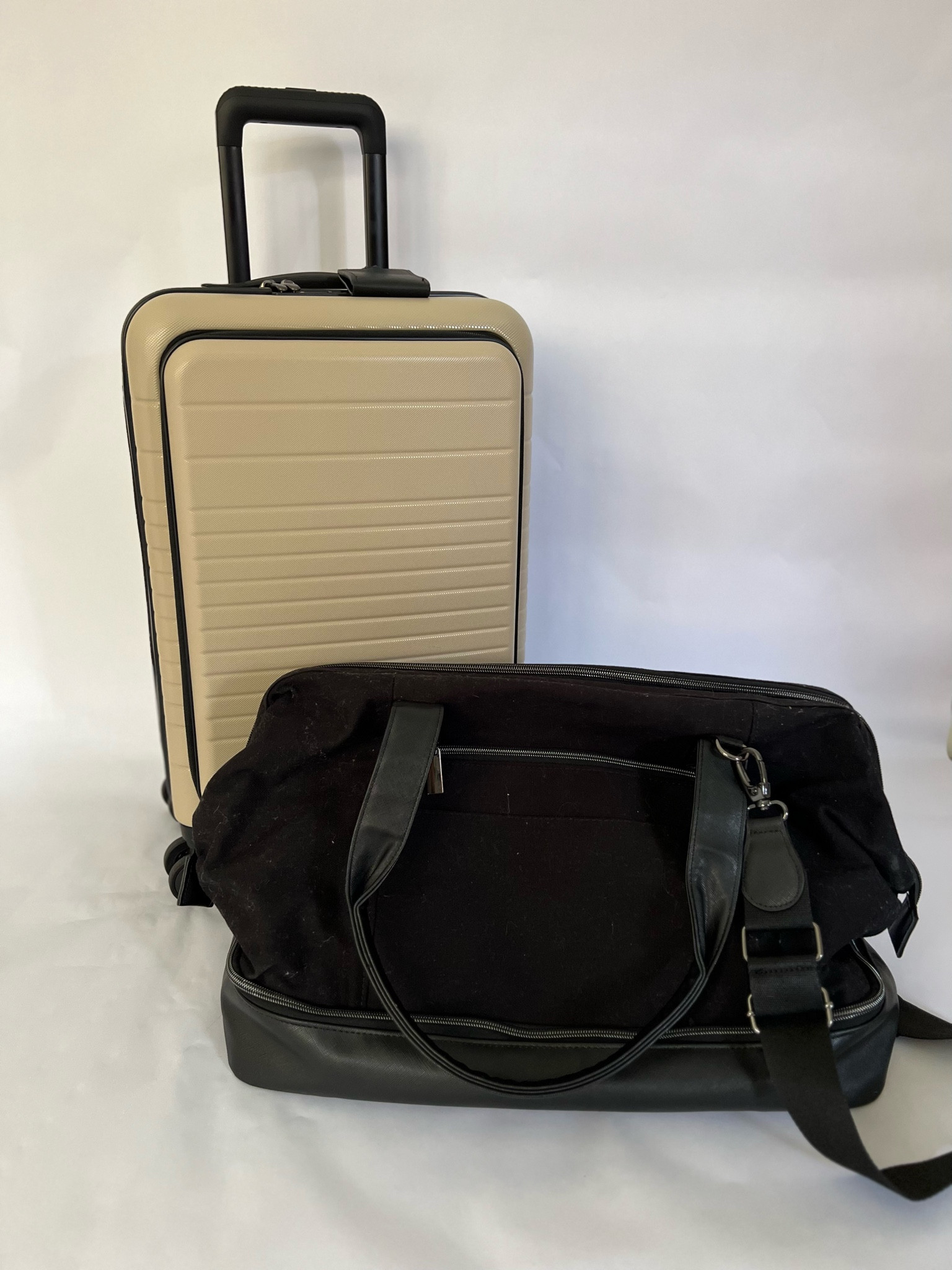 Beis luggage dupes from Sams Club. Hardside carry on luggage with front pocket and the weekender bag. 

Carry on luggage, travel luggage, weekender bag, luggage set, travel bag, travel essentials

#LTKtravel #LTKGiftGuide #LTKitbag
