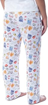 Gilmore Girls Womens' Icons Toss Print Luke's Diner Stars Hollow Pajama Pants | Amazon (US)