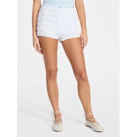 No Boundaries Ruffled Lace Bloomer Shorts 2 Inseam Women s XXS-XXL | Walmart (US)