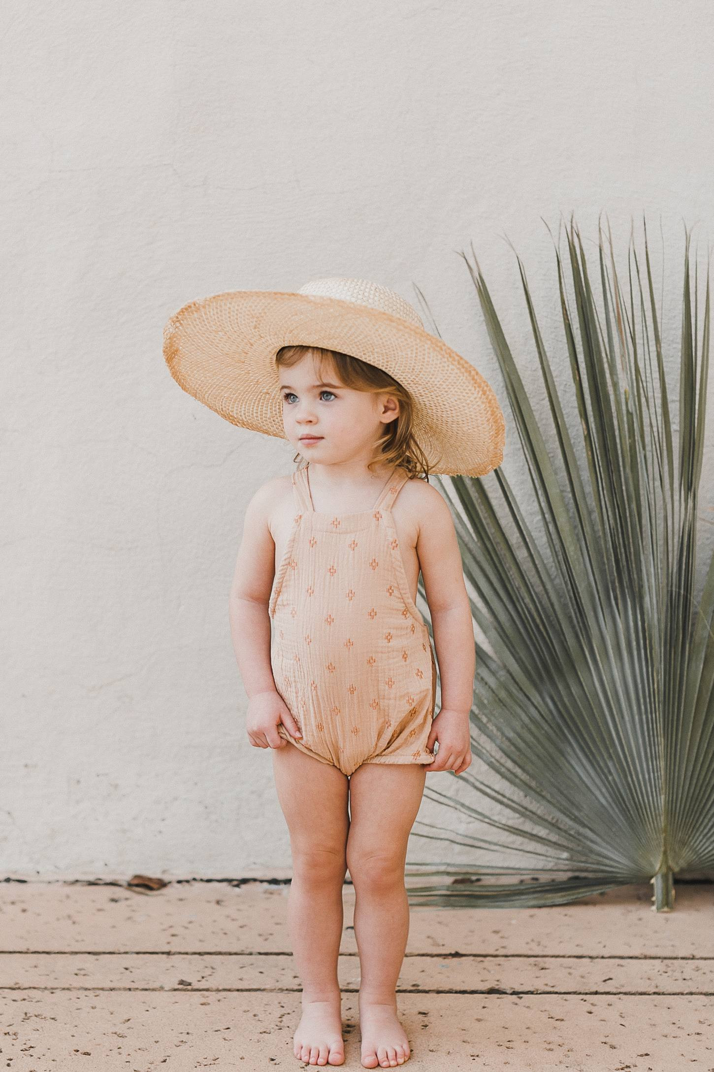 Rylee + Cru Cross Embroidered Norah Romper | Anthropologie (US)