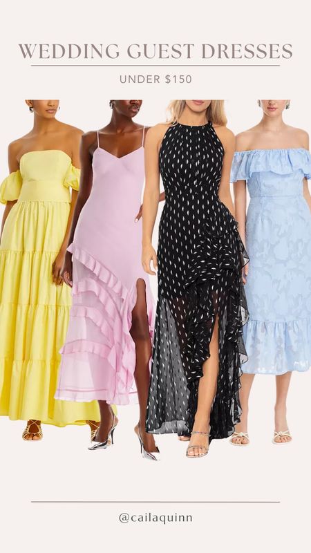 Wedding guest dresses under $150 from Bloomingdale’s! 

Summer style | formal dresses 
