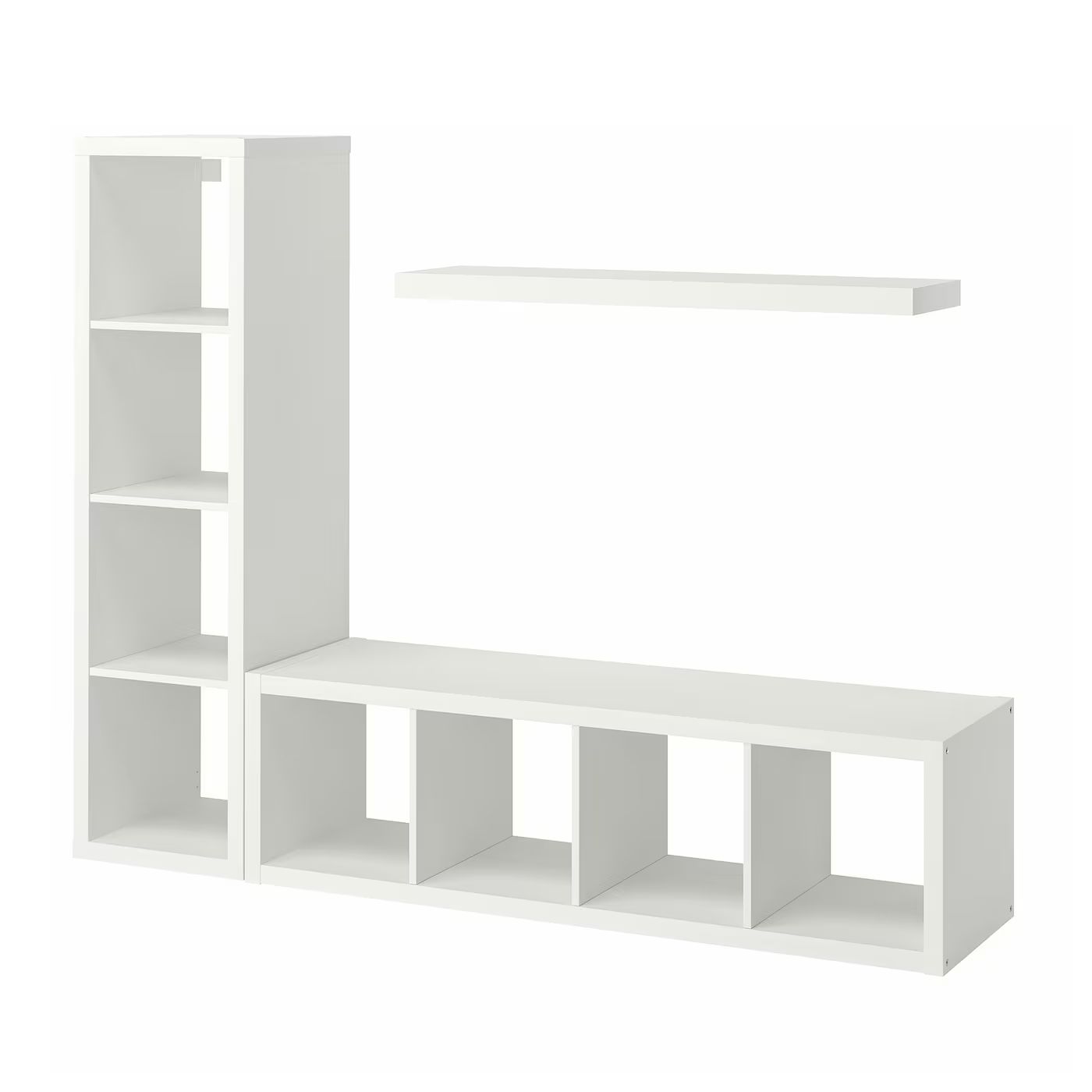 KALLAX / LACK Aufbewahrung mit Regal, weiß, 189x39x147 cm - IKEA Deutschland | IKEA (DE)