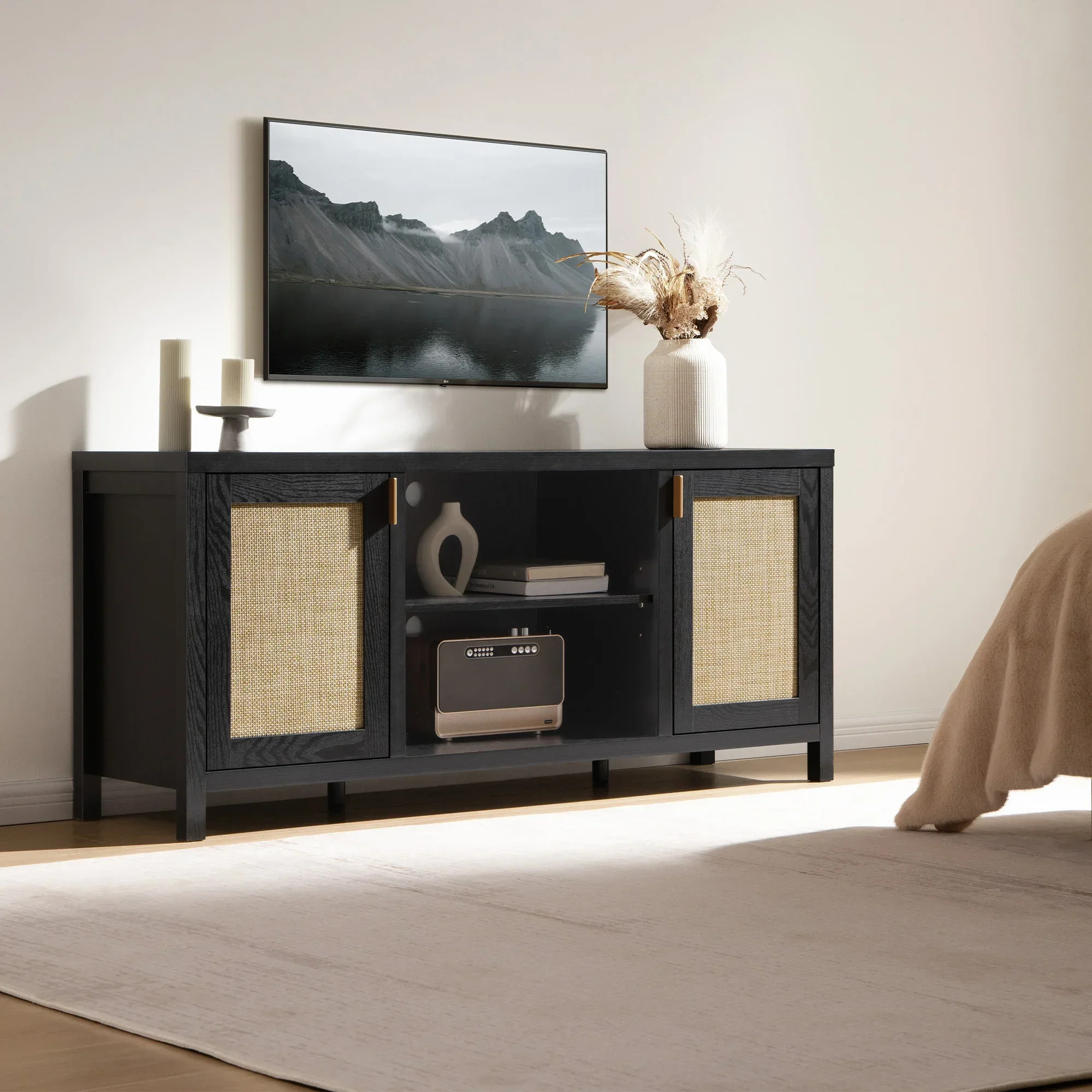 Savanna TV Stands with Shelves | SICOTAS
