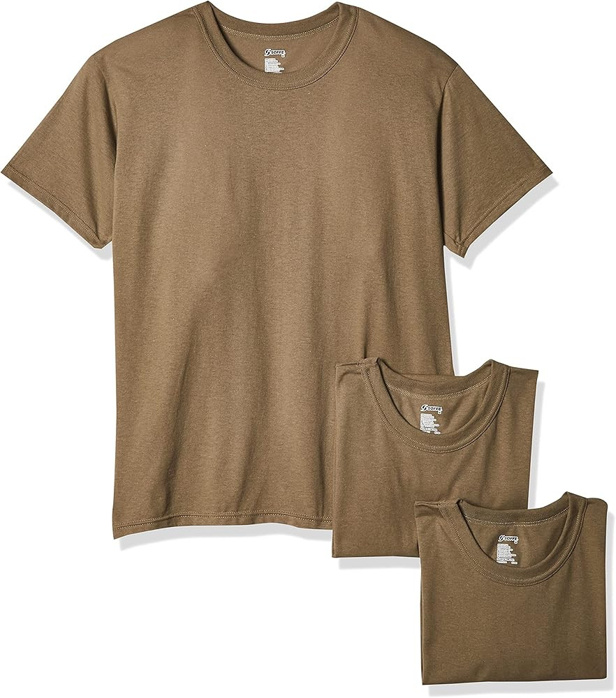 Soffe Men's 3 Pack - USA Poly/Cotton Military Tee | Amazon (US)