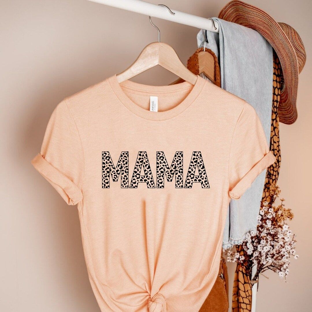 Leopard Mama Shirt, Mama Leopard Shirt, Mama Leopard Shirt, Mom Life Shirt, Mothers Day Shirt, Mo... | Etsy (US)