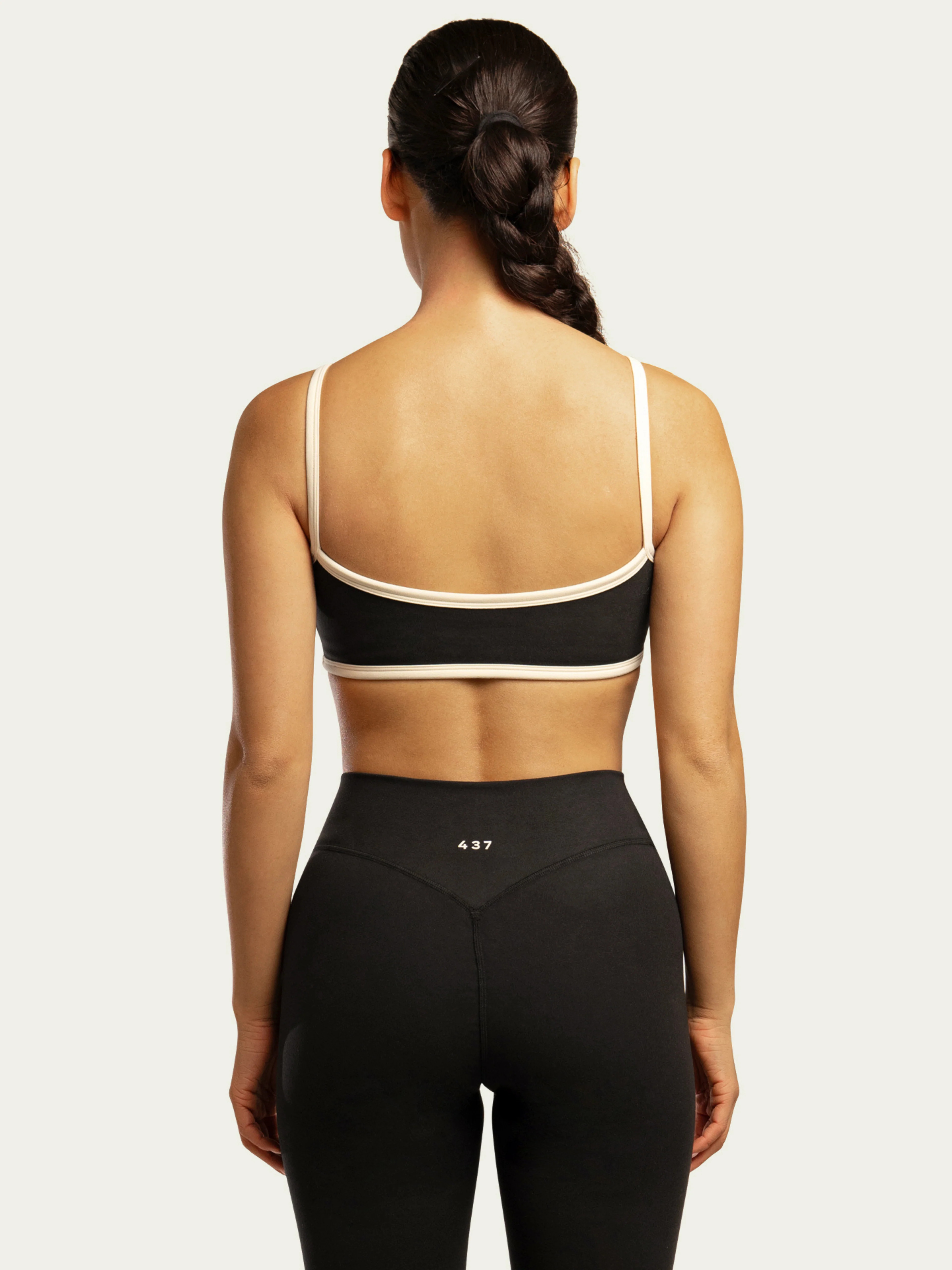 The Micro Bra Black & Cream | 437