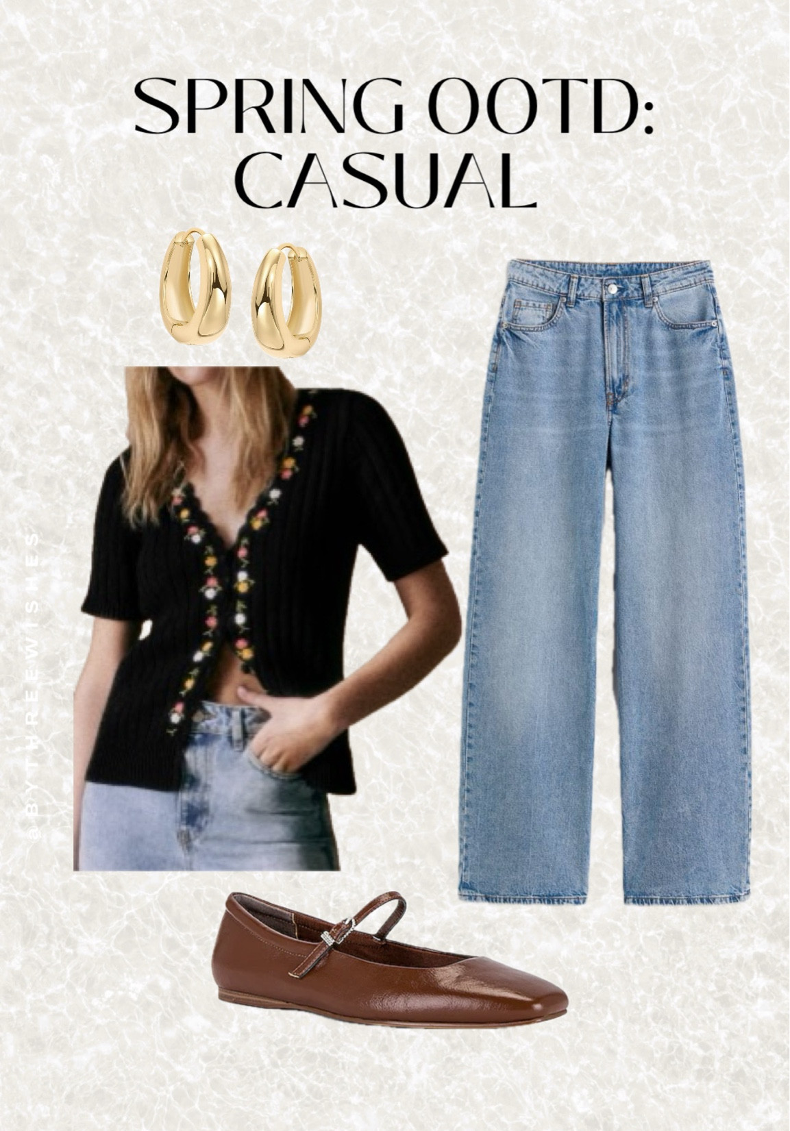 Outfit on repeat! 

These H&M jeans are SO comfy and pretty. 

The earrings are sensitive skin friendly! 

#LTKstyletip #LTKworkwear #LTKmidsize
