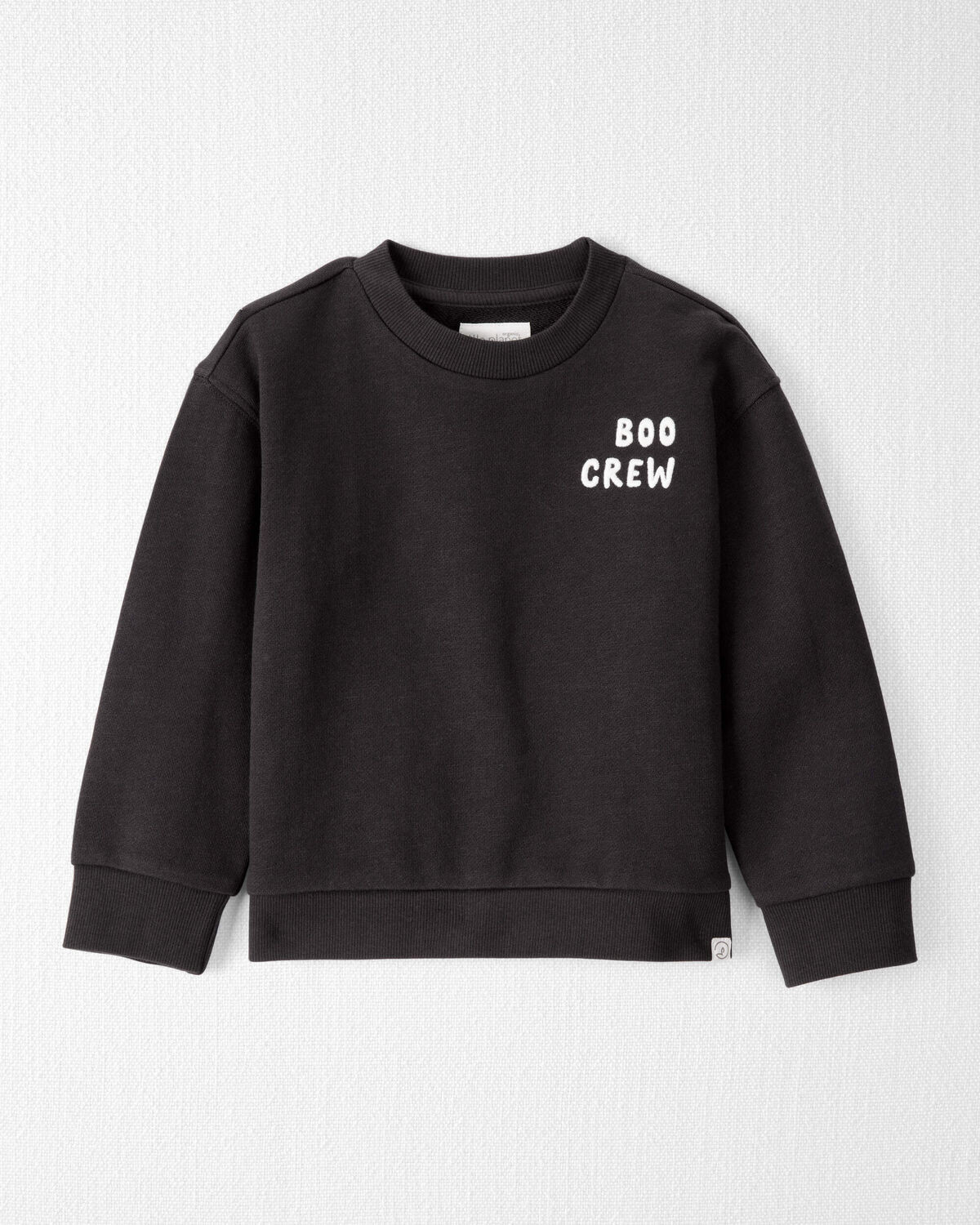 Toddler Organic Cotton Boo Crew Sweatshirt - Little Planet | Carter's | Carter's Inc
