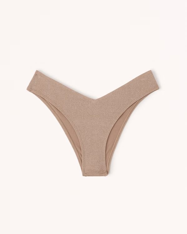 Women's Tall-Side High-Leg Cheeky Bottoms | Women's Swimwear | Abercrombie.com | Abercrombie & Fitch (US)