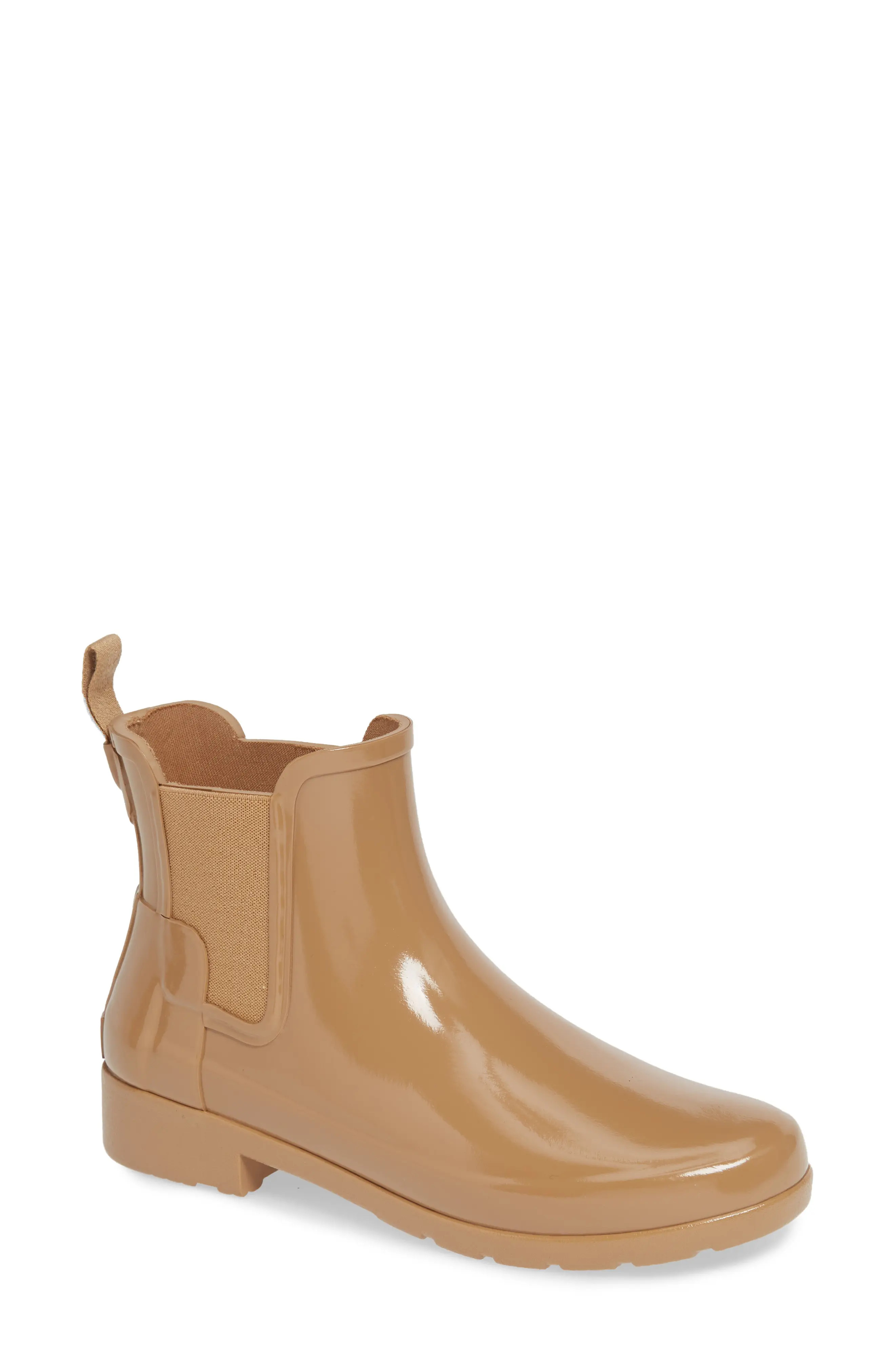 Hunter Original Refined Chelsea Waterproof Rain Boot (Women) | Nordstrom