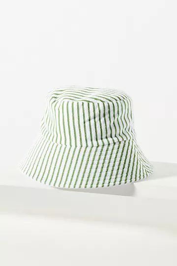 Striped Terry Bucket Hat | Anthropologie (US)