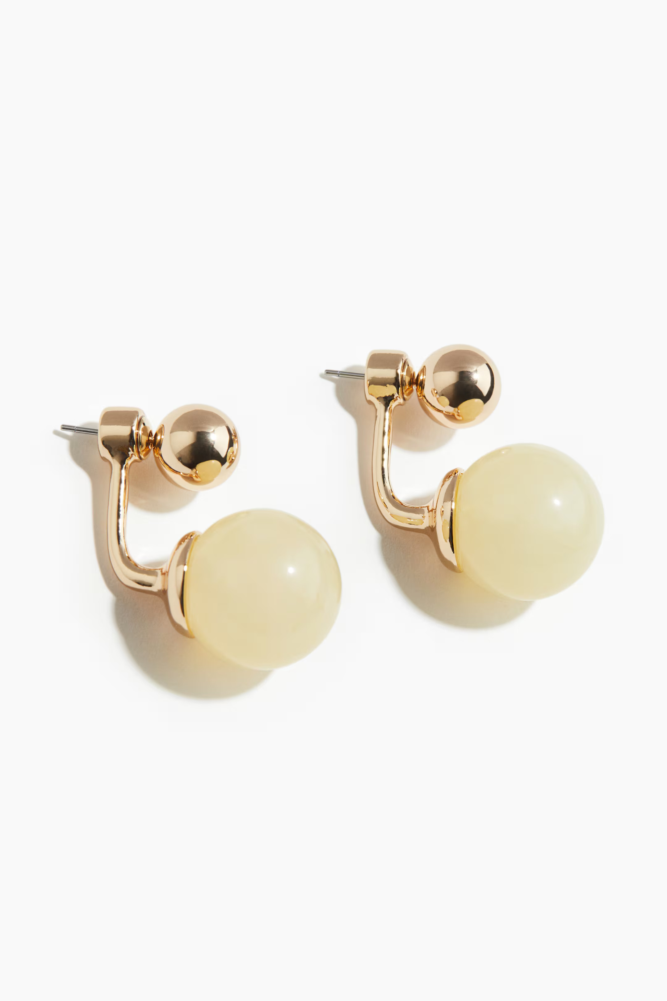 Pendientes delante y detrás con detalle de esfera | H&M (FR, IT, ES, PT, BE)