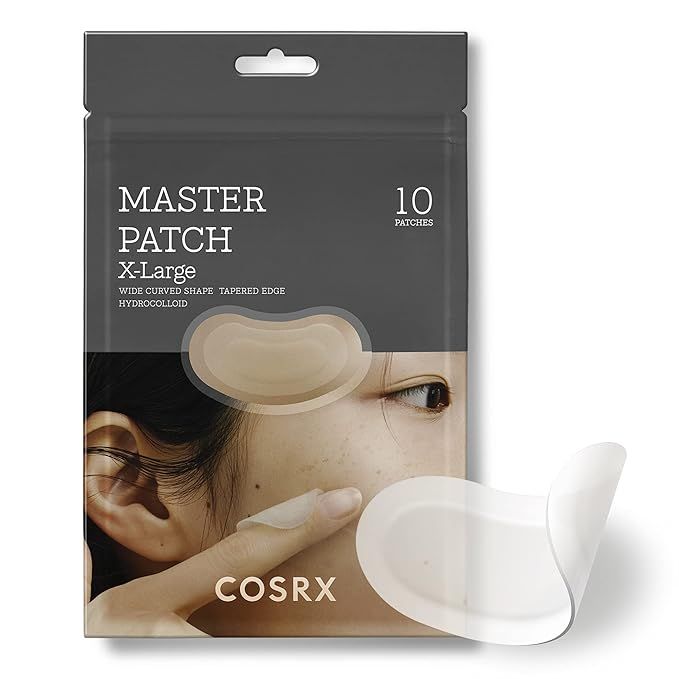 COSRX Master Patch X-Large 10 Patches | Contour Large Shaped Easy Pimple Treatment | Face &Body Q... | Amazon (US)