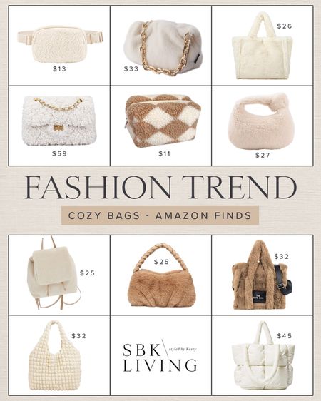 AMAZON \ fall and winter fashion trend - cozy bags!! SO many great finds!

Handbag
Tote
Fashion
Outfit 

#LTKfindsunder50 #LTKSeasonal #LTKitbag