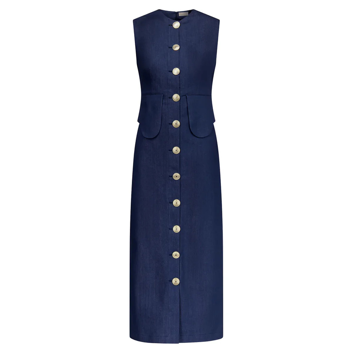 Laetitia Denim Dress | Over The Moon