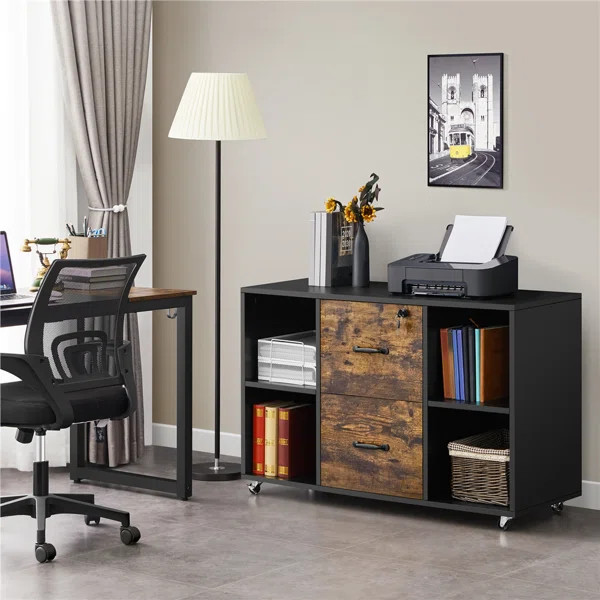 Elisavet 2 -Drawer Mobile File Cabinet | Wayfair North America