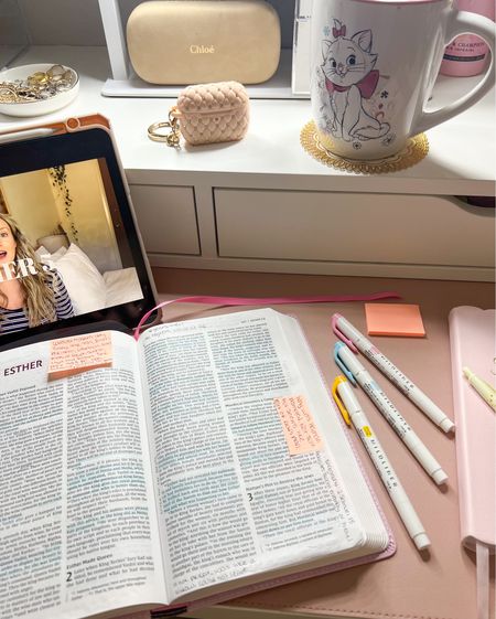 Morning Bible Study. Linking everything I am using + other Bible study books and items that I want. Currently using a Holy Bible NIV edition as it’s the easiest edition to start studying from but wanting to switch to a Catholic Bible NRSV-CE when I can. Xoxo 

#LTKU #LTKhome #LTKunder50