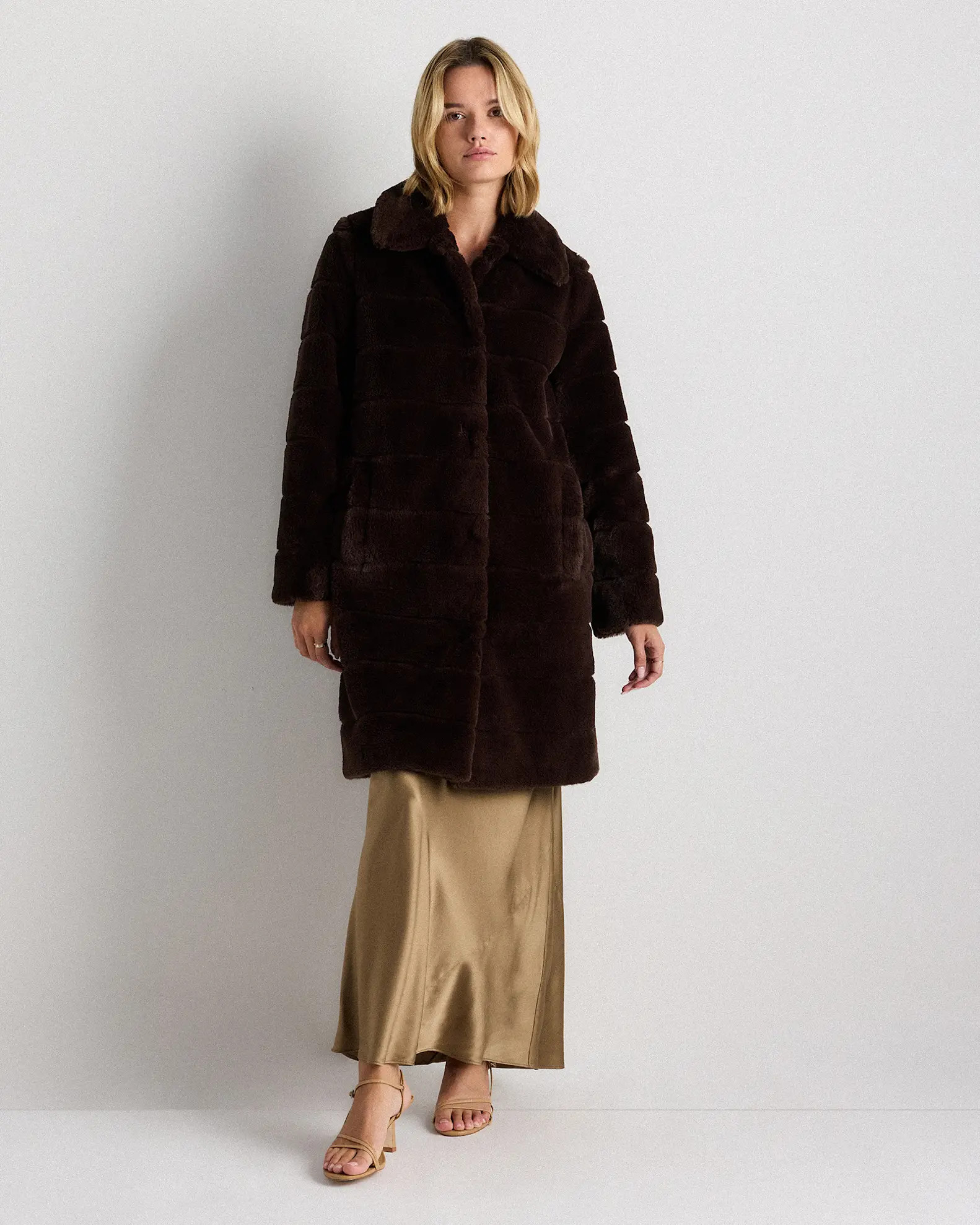 Faux Fur Long Coat | Quince
