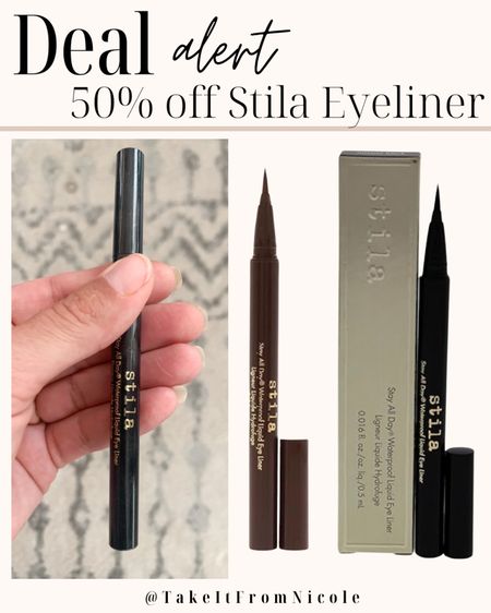 Both the black and brown eyeliner  are on deal! I usually use the black but I ordered the brown yesterday because it NEVER goes on sale. Both are 50% off and just $12!

Makeup // beauty sale //

#LTKfindsunder50 #LTKsalealert #LTKbeauty