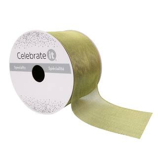 2.5" x 10yd. Sheer Metallic Wired Ribbon by Celebrate It® Specialty | Michaels Stores