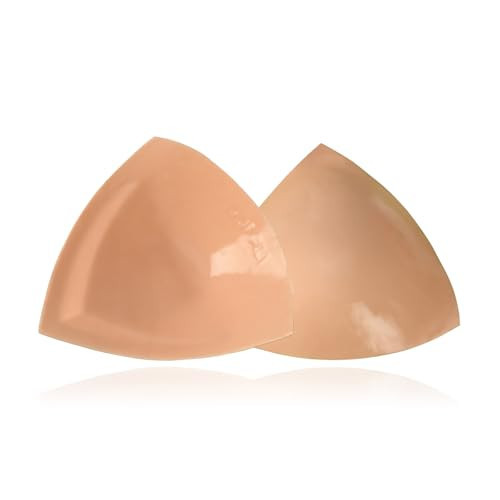 Large Size Lift Inserts Sticky Bra Lightly Padded for Large Bust Adhesive Lifting Bras for D+ Cup Reusable Washable Size L Beige | Amazon (US)