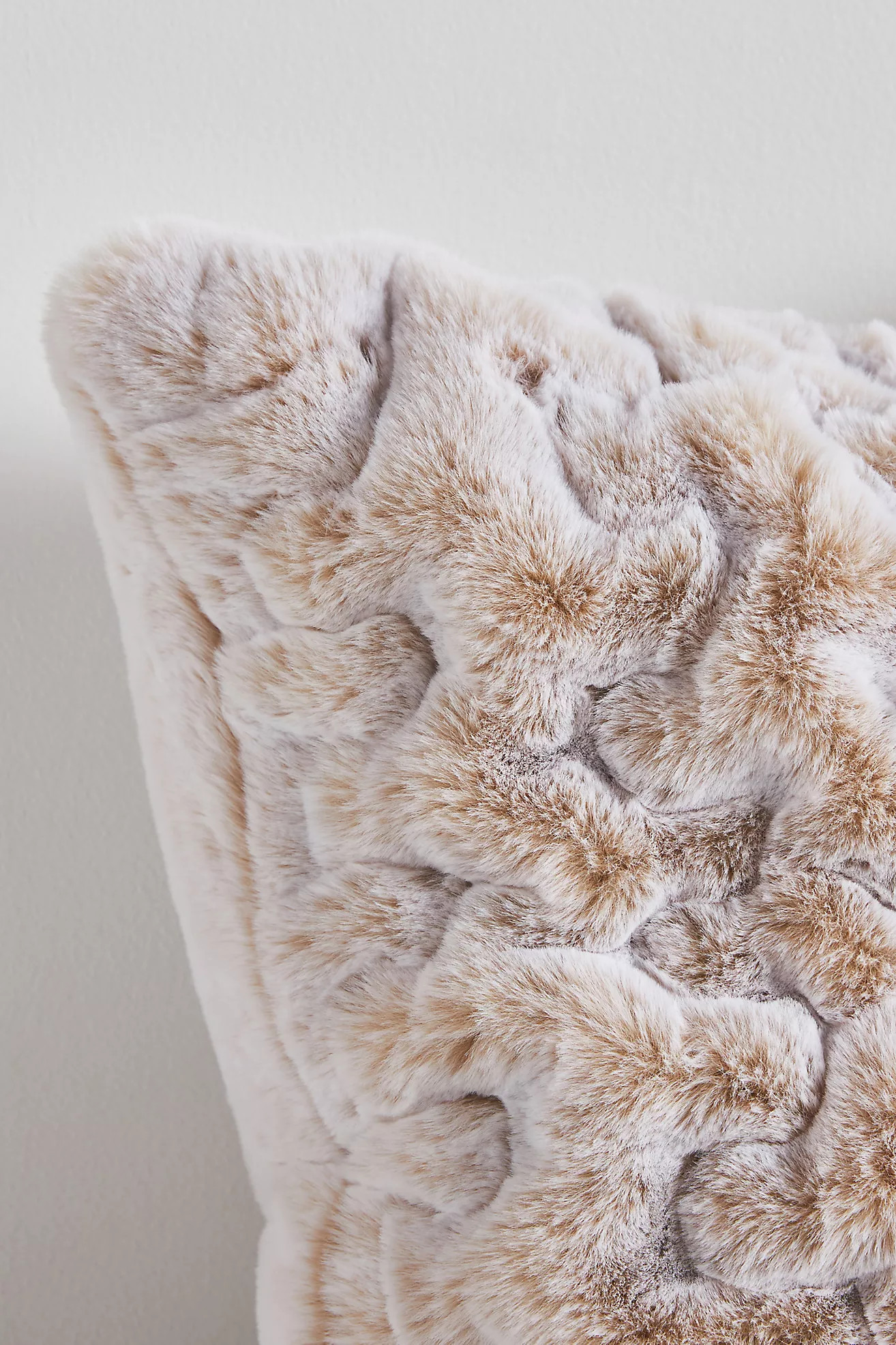 Luxe Sculpted Faux-Fur Pillow | Anthropologie (US)